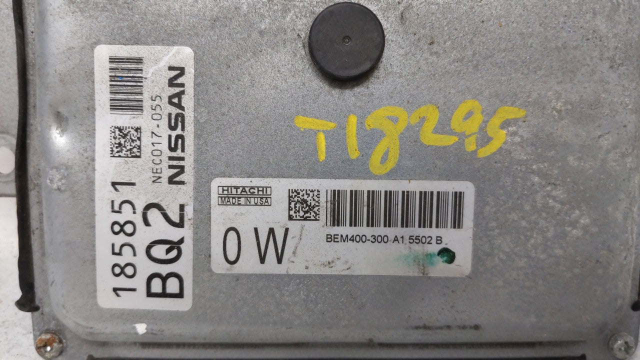 2015 Nissan Altima PCM Engine Computer ECU ECM PCU OEM P/N:BEM404-300 A1 NEC001-666 Fits 2013 2014 OEM Used Auto Parts - Oemusedautoparts1.com