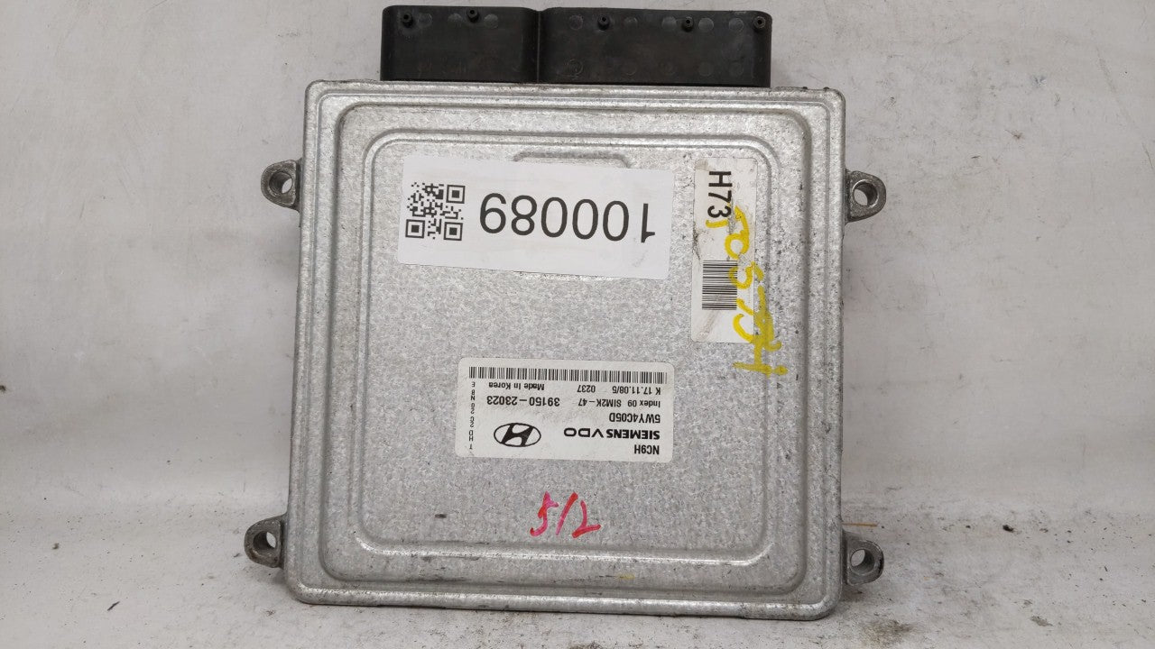 2007-2010 Hyundai Elantra PCM Engine Computer ECU ECM PCU OEM P/N:39150-23023 39150-23020 Fits 2007 2008 2009 2010 OEM Used Auto Parts - Oemusedautoparts1.com