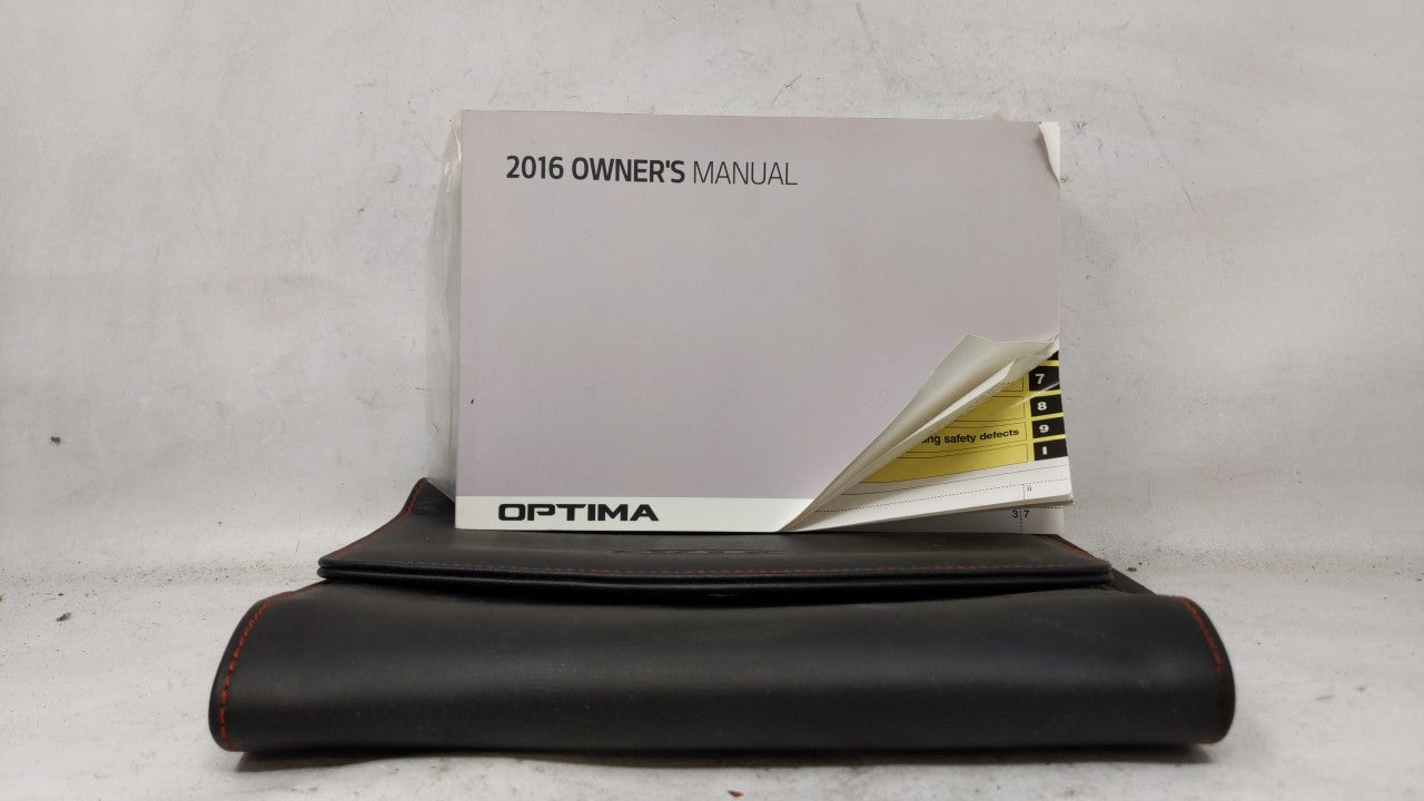 2016 Kia Optima Owners Manual Book Guide OEM Used Auto Parts - Oemusedautoparts1.com