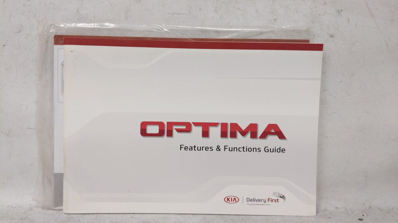 2016 Kia Optima Owners Manual Book Guide OEM Used Auto Parts - Oemusedautoparts1.com