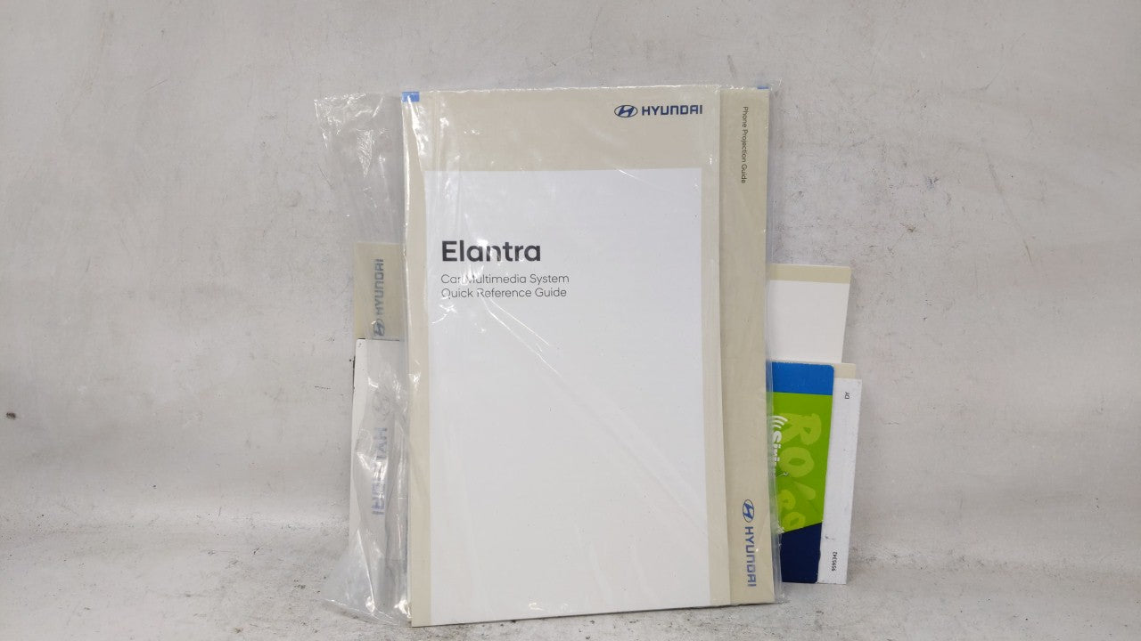 2018 Hyundai Elantra Owners Manual Book Guide OEM Used Auto Parts - Oemusedautoparts1.com