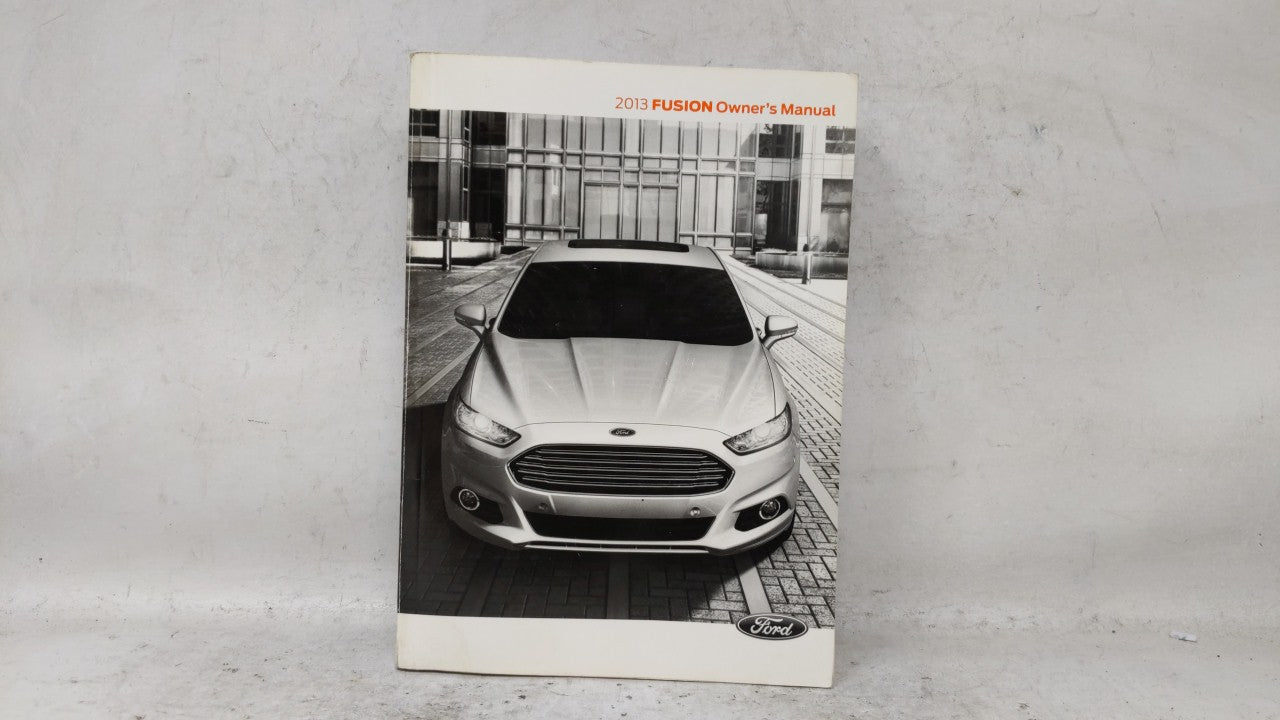 2013 Ford Fusion Owners Manual Book Guide OEM Used Auto Parts - Oemusedautoparts1.com