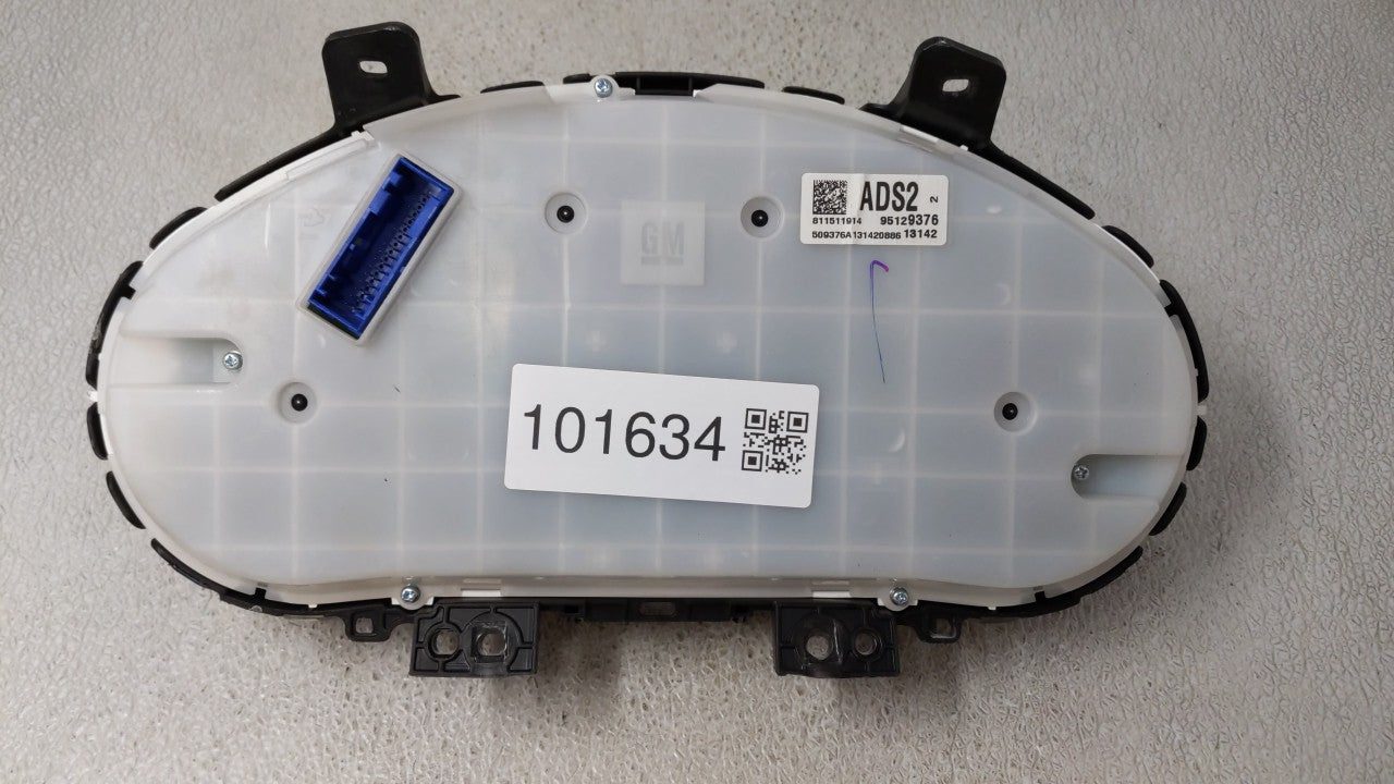 2013-2014 Chevrolet Cruze Instrument Cluster Speedometer Gauges P/N:95129376 Fits 2013 2014 OEM Used Auto Parts - Oemusedautoparts1.com