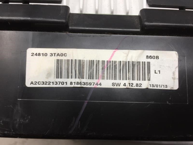 2011 Nissan Altima Instrument Cluster Speedometer Gauges P/N:98,915 MI. PN:24810-3TA0C Fits OEM Used Auto Parts - Oemusedautoparts1.com