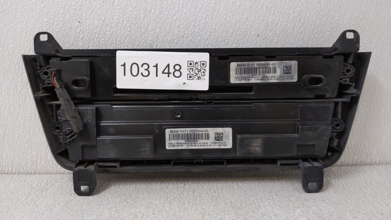 2014 Mercedes-Benz 320 Climate Control Module Temperature AC/Heater Replacement Fits OEM Used Auto Parts - Oemusedautoparts1.com