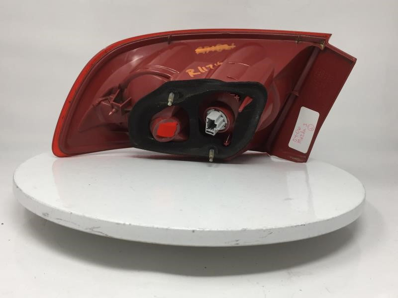 2004 Mazda 3 Tail Light Assembly Driver Left OEM Fits OEM Used Auto Parts - Oemusedautoparts1.com