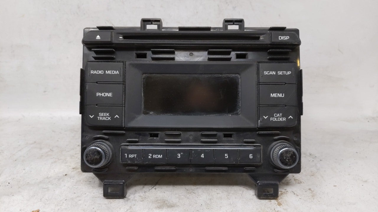 2015 Hyundai Sonata Radio AM FM Cd Player Receiver Replacement P/N:96170-C20004X 96180-C20004X Fits OEM Used Auto Parts - Oemusedautoparts1.com