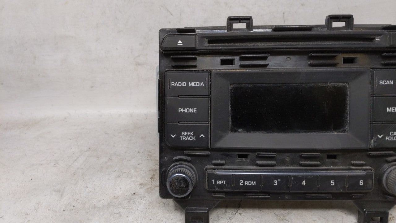 2015 Hyundai Sonata Radio AM FM Cd Player Receiver Replacement P/N:96170-C20004X 96180-C20004X Fits OEM Used Auto Parts - Oemusedautoparts1.com