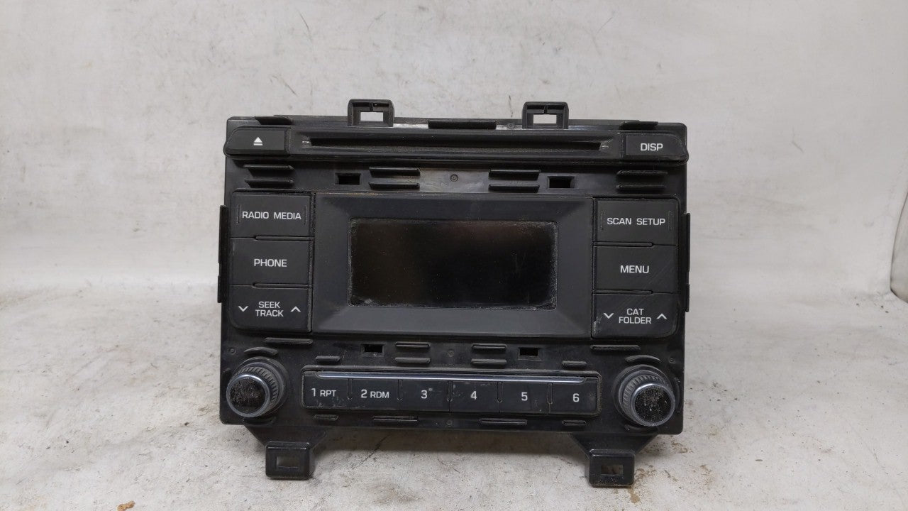 2015 Hyundai Sonata Radio AM FM Cd Player Receiver Replacement P/N:96170-C20004X 96180-C20004X Fits OEM Used Auto Parts - Oemusedautoparts1.com