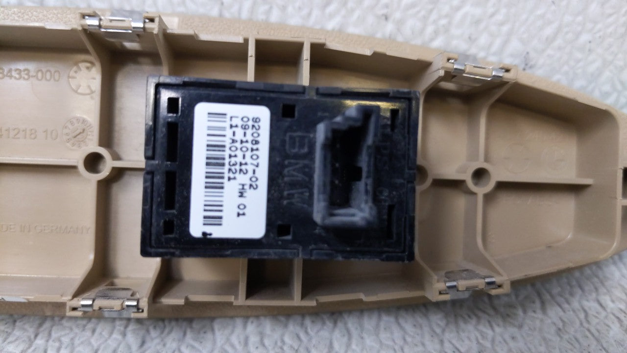 2014 Bmw 320i Passeneger Right Power Window Switch 9208107 - Oemusedautoparts1.com