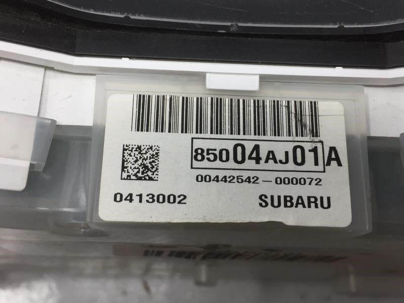 2013 Subaru Legacy Instrument Cluster Speedometer Gauges P/N:PN:85004AJ01A Fits 2014 OEM Used Auto Parts - Oemusedautoparts1.com