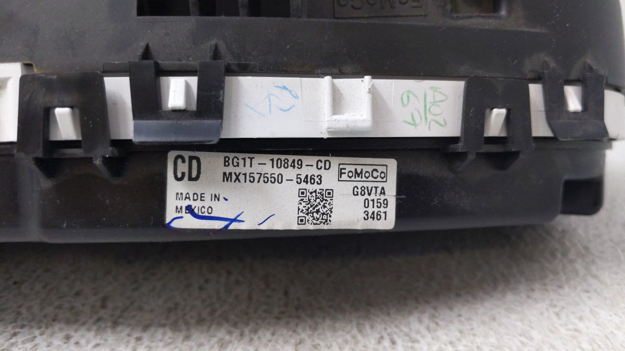 2011 Ford Taurus Instrument Cluster Speedometer Gauges P/N:BG1T-10849-CD BG1T-10849-CD Fits OEM Used Auto Parts - Oemusedautoparts1.com