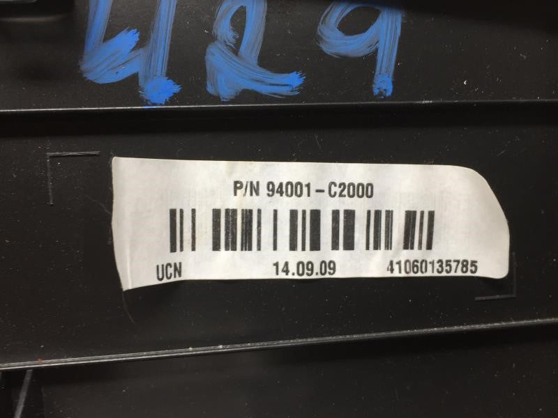 2011 Hyundai Sonata Instrument Cluster Speedometer Gauges P/N:8K MI. PN:94001-C2000 Fits OEM Used Auto Parts - Oemusedautoparts1.com