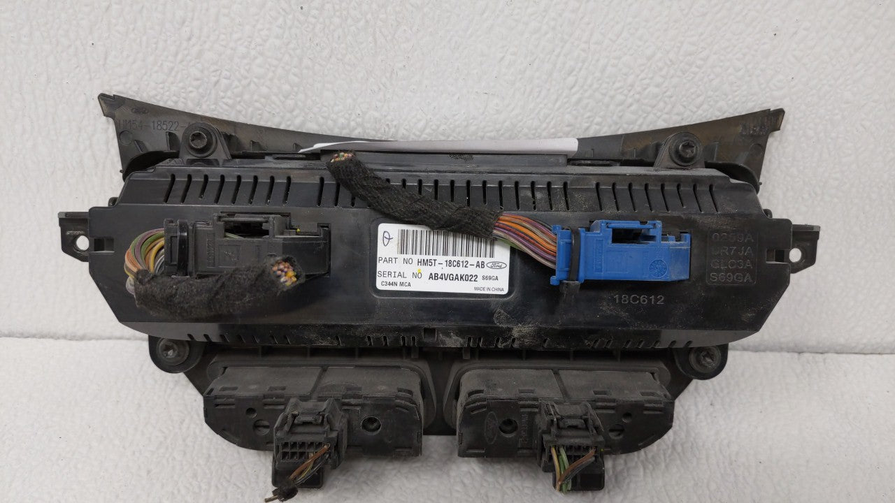 2017-2018 Ford C-max Ac Heater Climate Control Hm5t-18c612-ab 105695 - Oemusedautoparts1.com