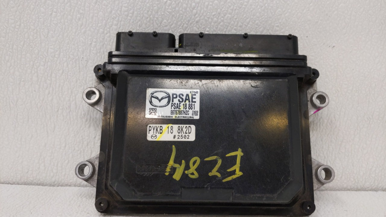 2018 Mazda 3 PCM Engine Computer ECU ECM PCU OEM P/N:PSAE 18 881,PYKB 18 8K2D,E6T67887HZC PSAE Fits OEM Used Auto Parts - Oemusedautoparts1.com