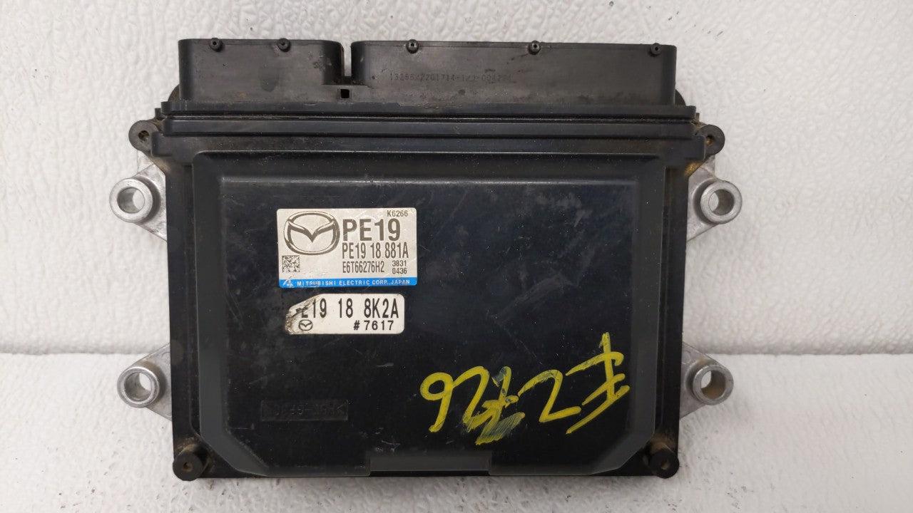 2014-2014 Mazda 3 Engine Computer Ecu Pcm Ecm Pcu Oem Pe19 18 881a 106706 - Oemusedautoparts1.com