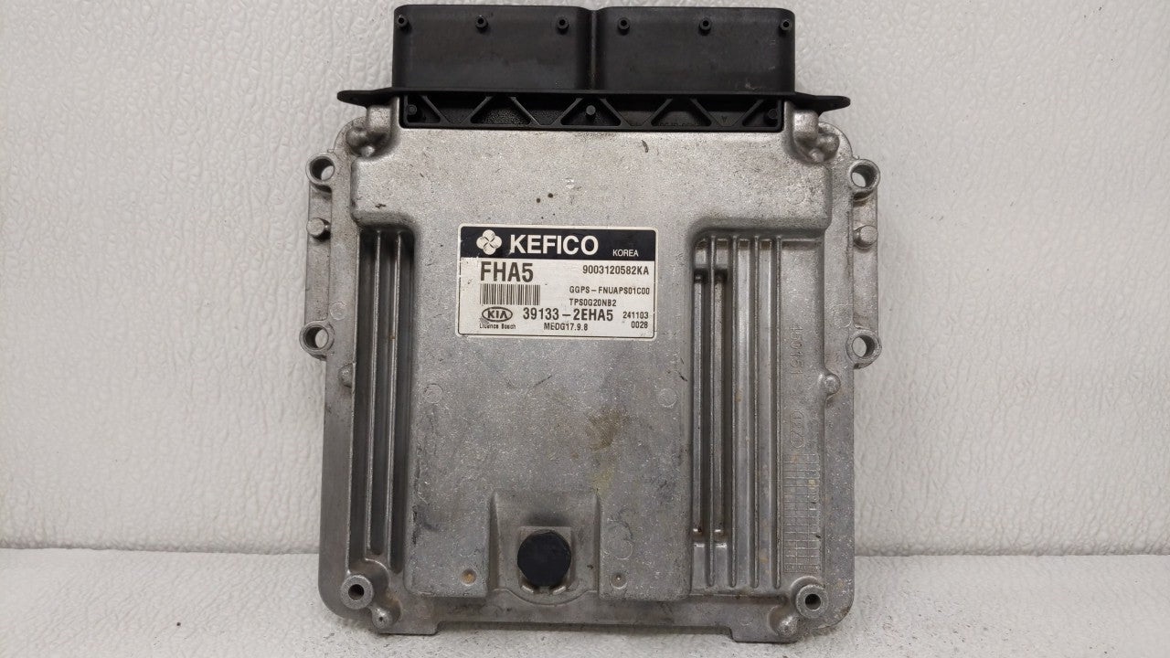 2015 Kia Soul PCM Engine Computer ECU ECM PCU OEM P/N:39133-2EHA3 39131-2EHA3 Fits OEM Used Auto Parts - Oemusedautoparts1.com