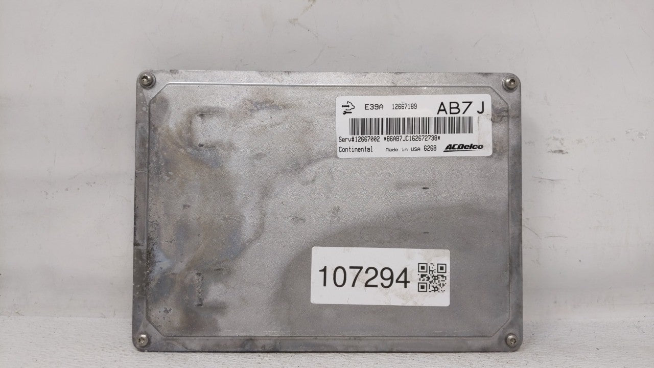 2017 Chevrolet Equinox PCM Engine Computer ECU ECM PCU OEM P/N:12667002 12667189 Fits 2018 2019 OEM Used Auto Parts - Oemusedautoparts1.com