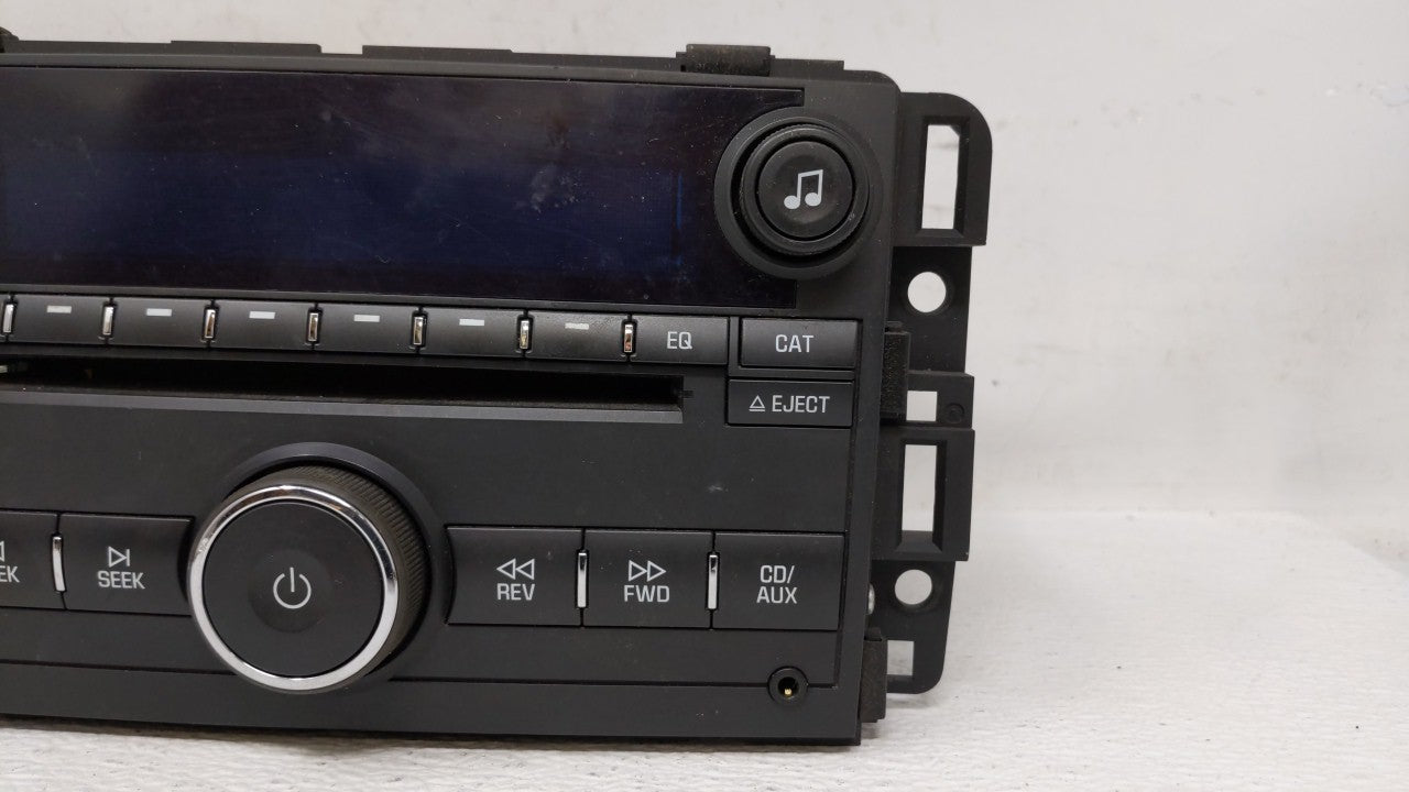 2009 Chevrolet Impala Radio AM FM Cd Player Receiver Replacement P/N:20756284 20756284 Fits OEM Used Auto Parts - Oemusedautoparts1.com