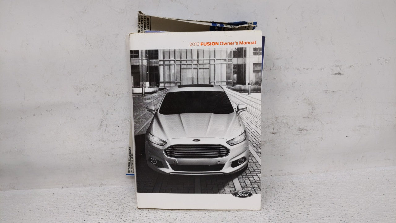 2013 Ford Fusion Owners Manual Book Guide OEM Used Auto Parts - Oemusedautoparts1.com