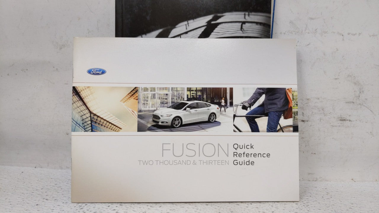 2013 Ford Fusion Owners Manual Book Guide OEM Used Auto Parts - Oemusedautoparts1.com