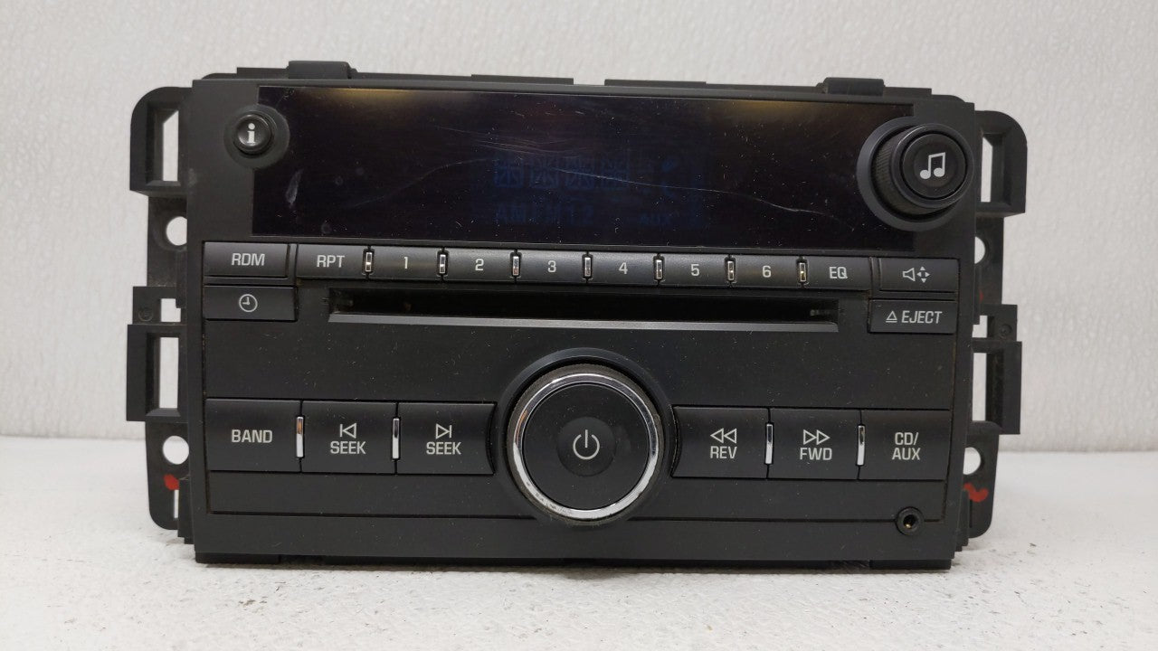 2006-2008 Chevrolet Impala Radio AM FM Cd Player Receiver Replacement P/N:15850677 25957376 Fits 2006 2007 2008 OEM Used Auto Parts - Oemusedautoparts1.com