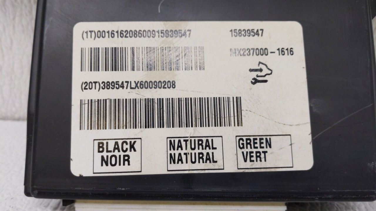 2006 Cadillac Dts Climate Control Module Temperature AC/Heater Replacement P/N:MX237000-1615 15839547 Fits OEM Used Auto Parts - Oemusedautoparts1.com