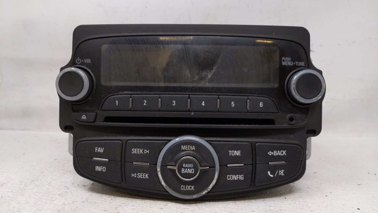 2014 Chevrolet Sonic Radio AM FM Cd Player Receiver Replacement P/N:95365926 Fits OEM Used Auto Parts - Oemusedautoparts1.com