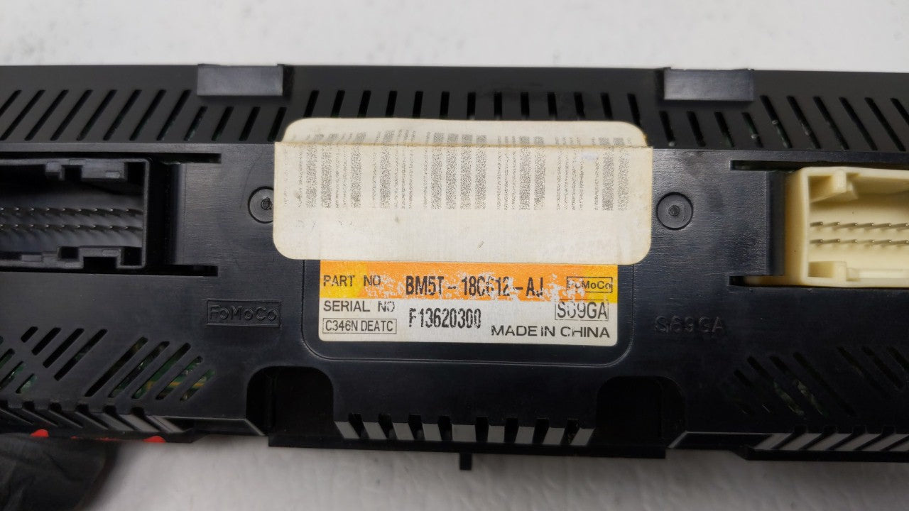 2012 Ford Focus Climate Control Module Temperature AC/Heater Replacement P/N:BM51-18522-BC Fits OEM Used Auto Parts - Oemusedautoparts1.com