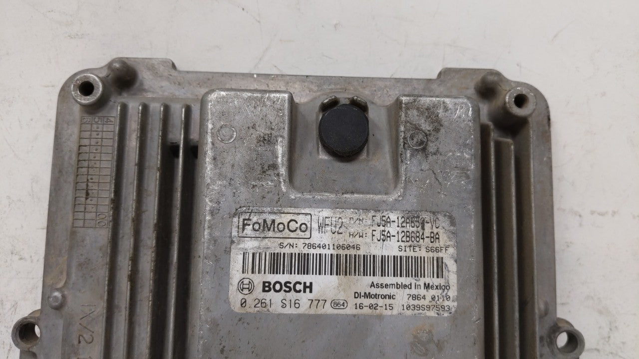 2015-2016 Ford Escape Engine Computer Ecu Pcm Ecm Pcu Oem 109609 - Oemusedautoparts1.com