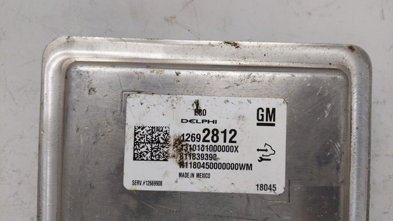 2017-2018 Chevrolet Cruze PCM Engine Computer ECU ECM PCU OEM P/N:12680876 12677677 Fits 2017 2018 2019 OEM Used Auto Parts - Oemusedautoparts1.com