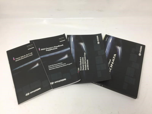 2010 Hyundai Sonata Owners Manual Book Guide OEM Used Auto Parts