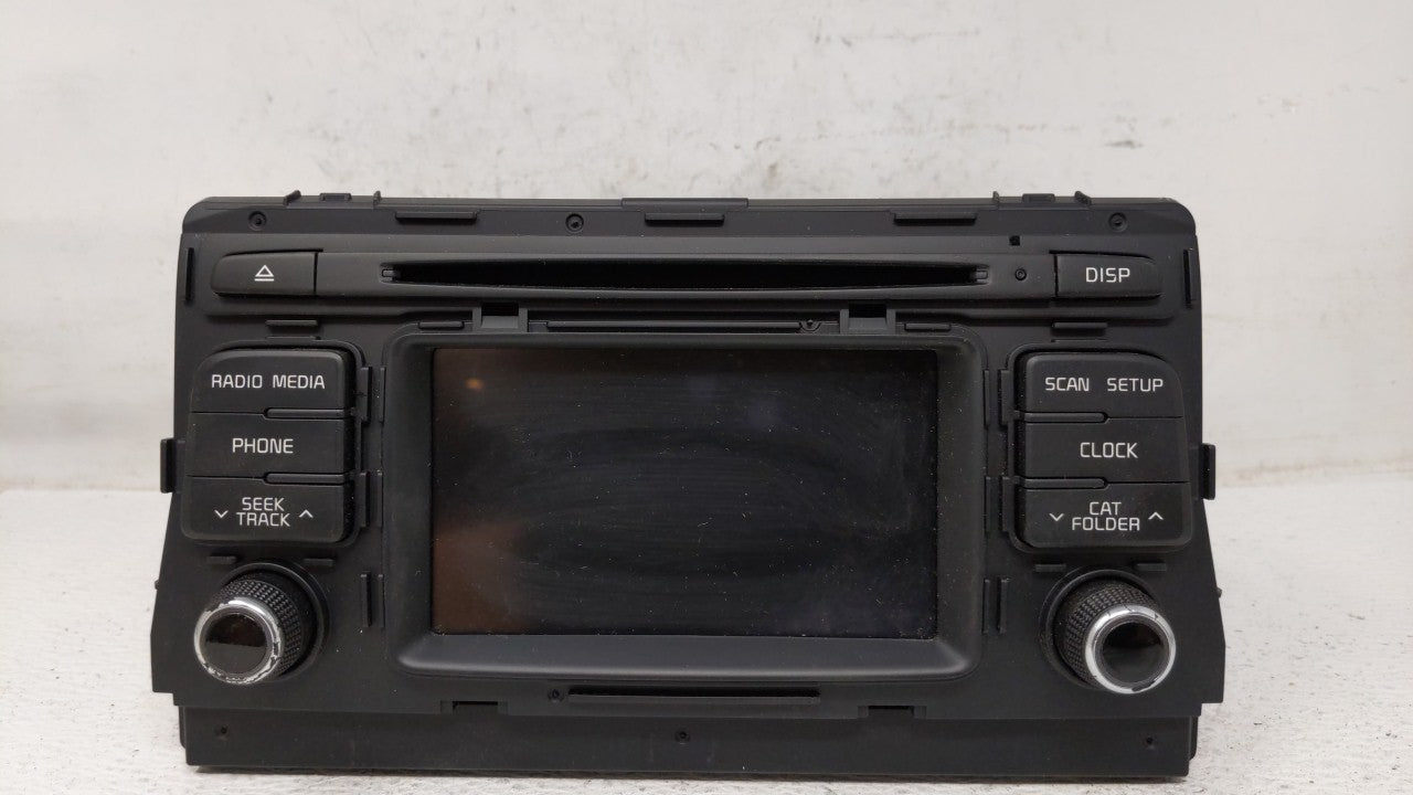 2016-2018 Kia Optima Radio AM FM Cd Player Receiver Replacement P/N:96180-D5100WK Fits 2016 2017 2018 OEM Used Auto Parts - Oemusedautoparts1.com