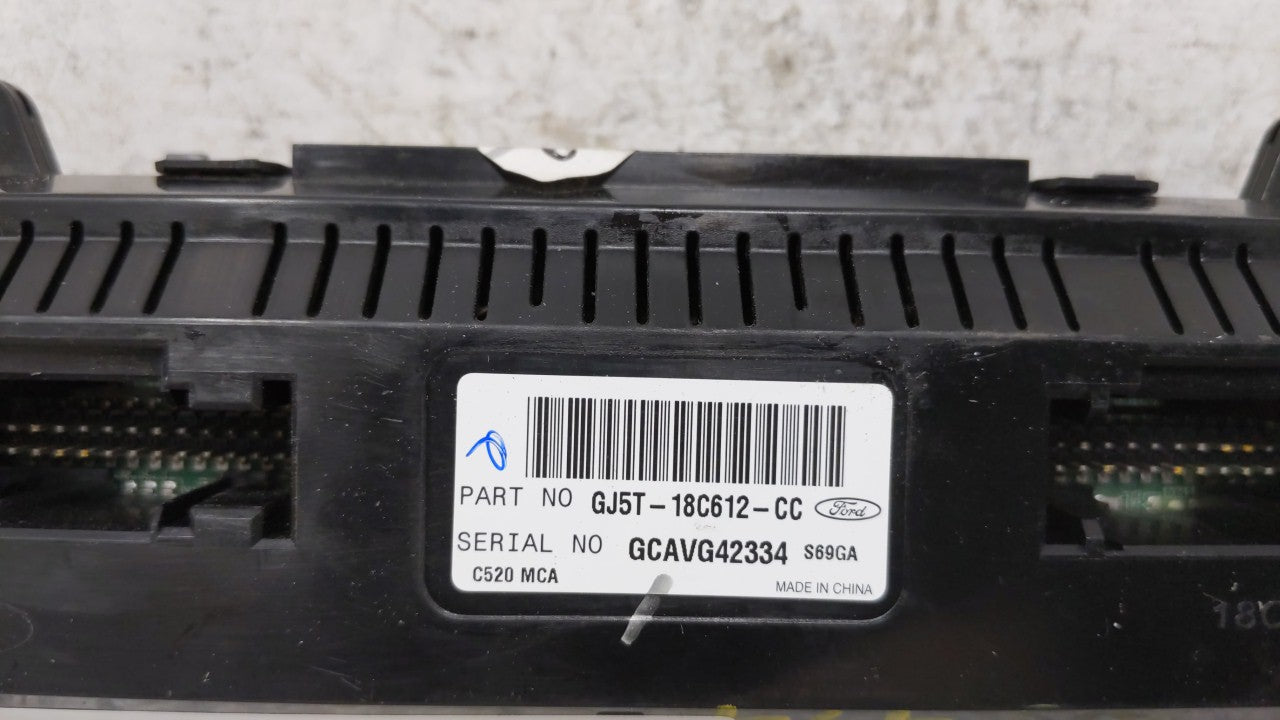 2017 Ford Escape Climate Control Module Temperature AC/Heater Replacement P/N:GJ5T-18C612-FA GJ54-18522-AE3JA6 Fits OEM Used Auto Parts - Oemusedautoparts1.com