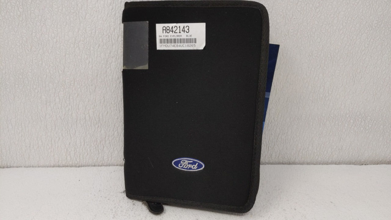 2004 Ford Explorer Owners Manual Book Guide OEM Used Auto Parts - Oemusedautoparts1.com