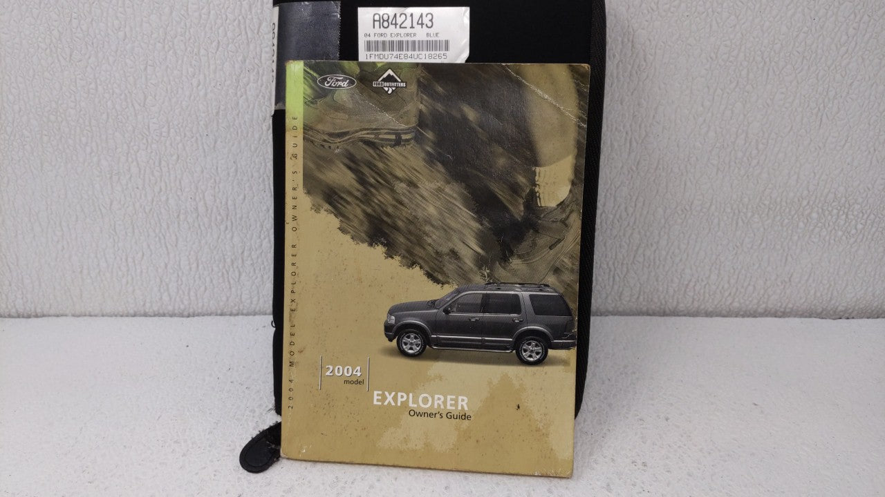 2004 Ford Explorer Owners Manual Book Guide OEM Used Auto Parts - Oemusedautoparts1.com