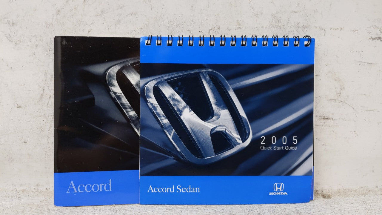 2005 Honda Accord Owners Manual Book Guide OEM Used Auto Parts - Oemusedautoparts1.com