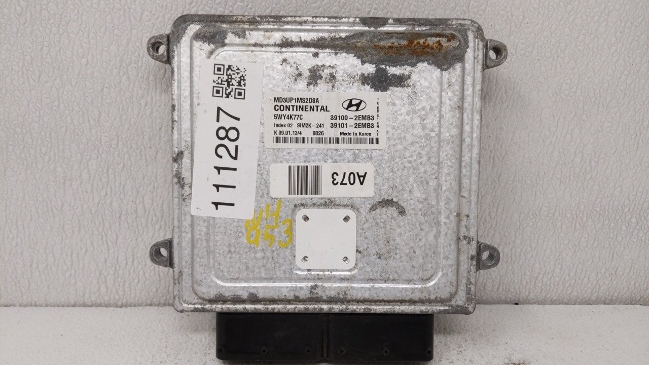 2011-2013 Hyundai Elantra Engine Computer Ecu Pcm Ecm Pcu Oem 111287 - Oemusedautoparts1.com