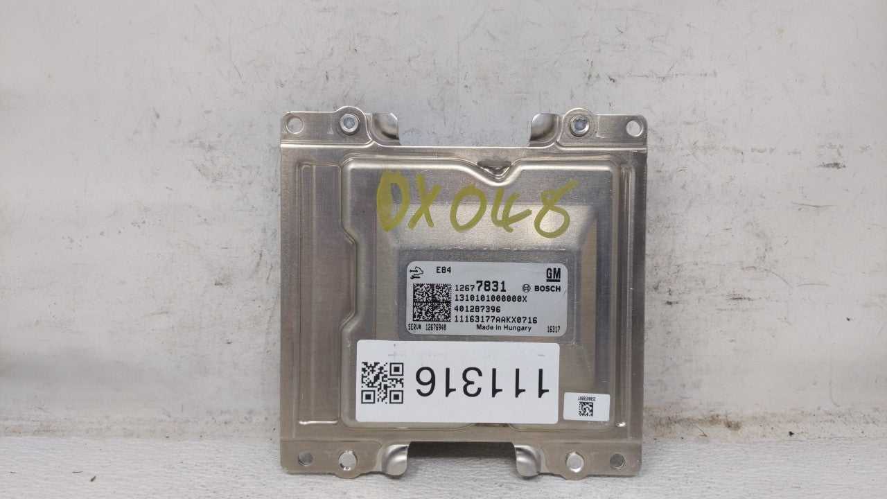 2017 Chevrolet Spark PCM Engine Computer ECU ECM PCU OEM P/N:12672780 12677831 Fits 2016 OEM Used Auto Parts - Oemusedautoparts1.com