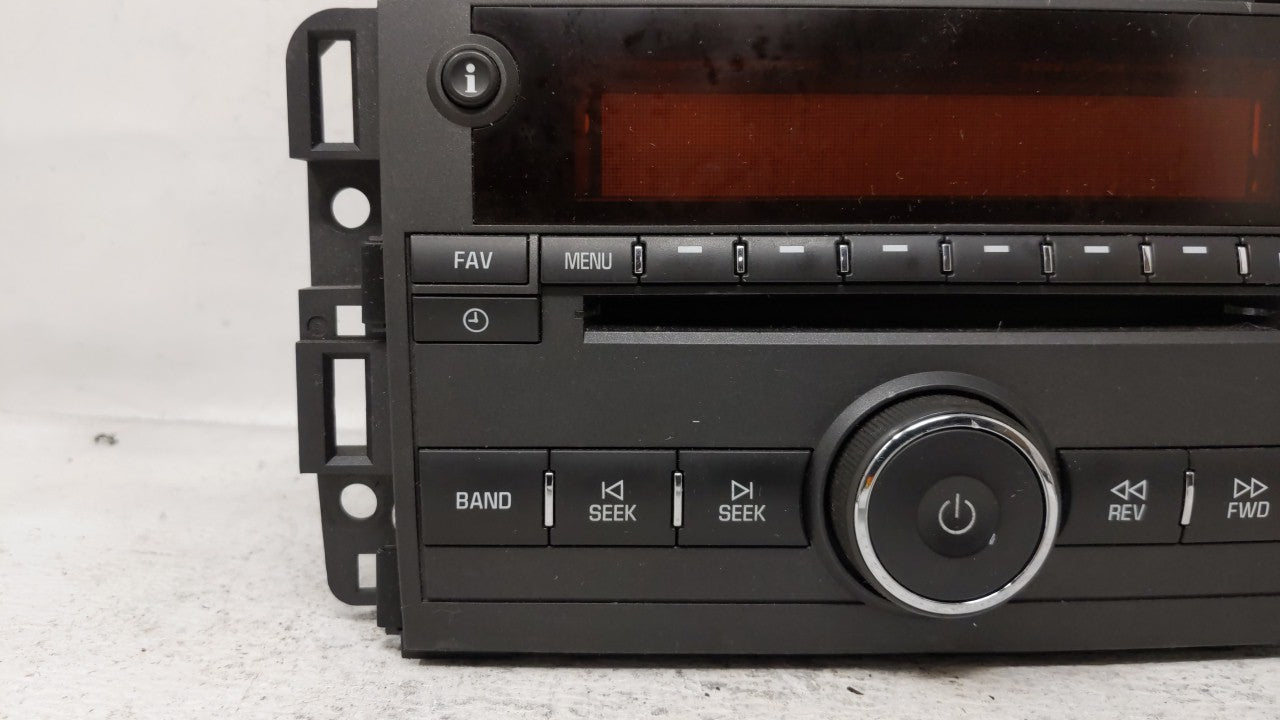 2008 Pontiac Torrent Radio AM FM Cd Player Receiver Replacement P/N:25887901,25956996,25887901 25887901 Fits OEM Used Auto Parts - Oemusedautoparts1.com