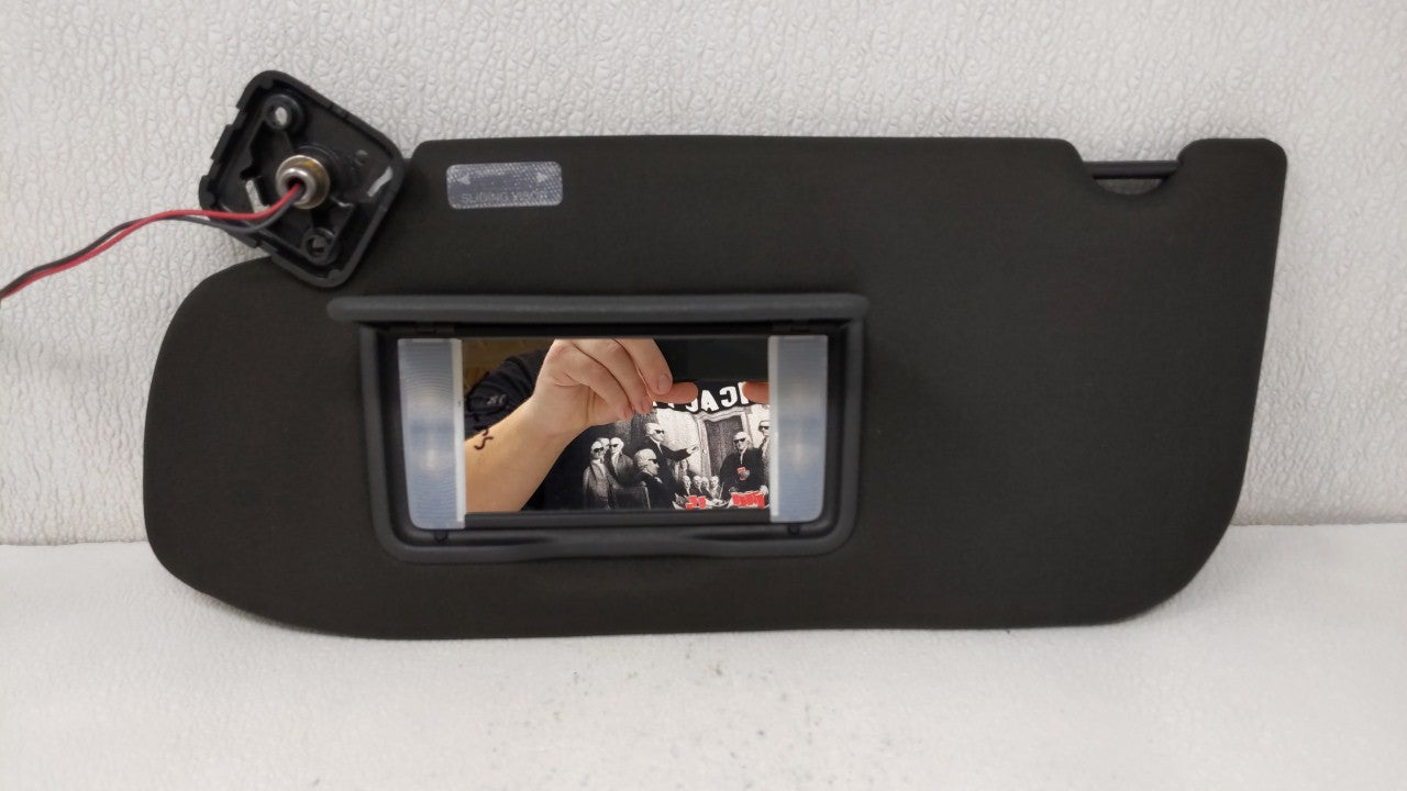 2013-2018 Ford Taurus Driver Sun Visor Mirror Left Sunvisor Black 115074 - Oemusedautoparts1.com