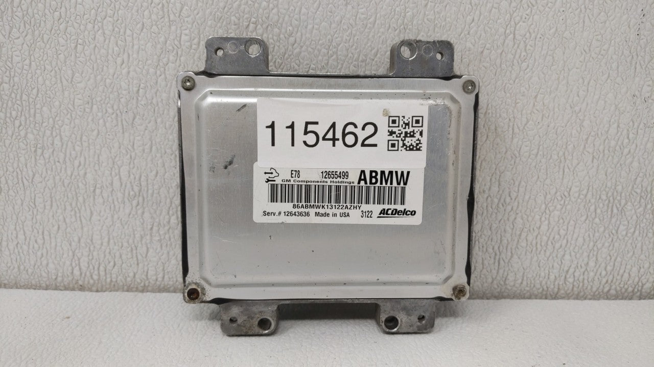 2012-2016 Chevrolet Cruze PCM Engine Computer ECU ECM PCU OEM P/N:12669325 12669749 Fits 2011 2012 2013 2014 2015 2016 OEM Used Auto Parts - Oemusedautoparts1.com