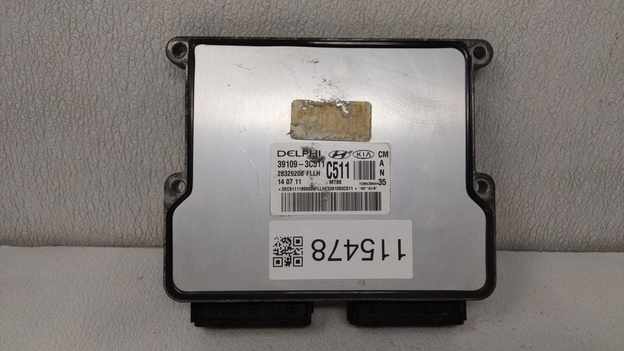 2010-2012 Hyundai Santa Fe Engine Computer Ecu Pcm Ecm Pcu Oem 115478 - Oemusedautoparts1.com