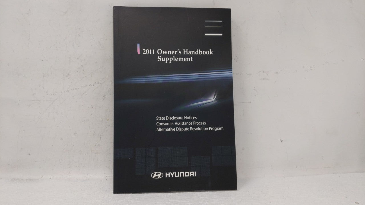 2011 Hyundai Elantra Owners Manual Book Guide OEM Used Auto Parts - Oemusedautoparts1.com