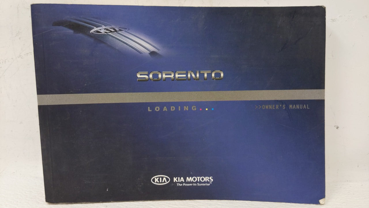 2013 Kia Sorento Owners Manual Book Guide OEM Used Auto Parts - Oemusedautoparts1.com