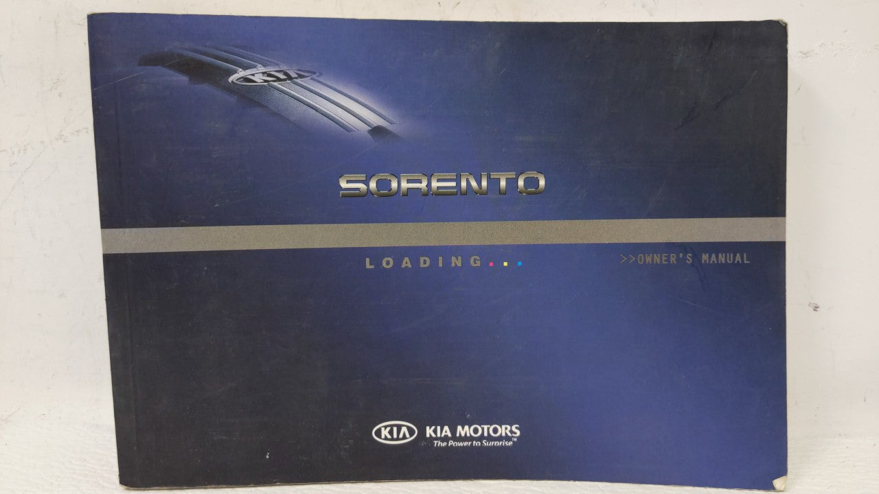 2013 Kia Sorento Owners Manual Book Guide OEM Used Auto Parts - Oemusedautoparts1.com