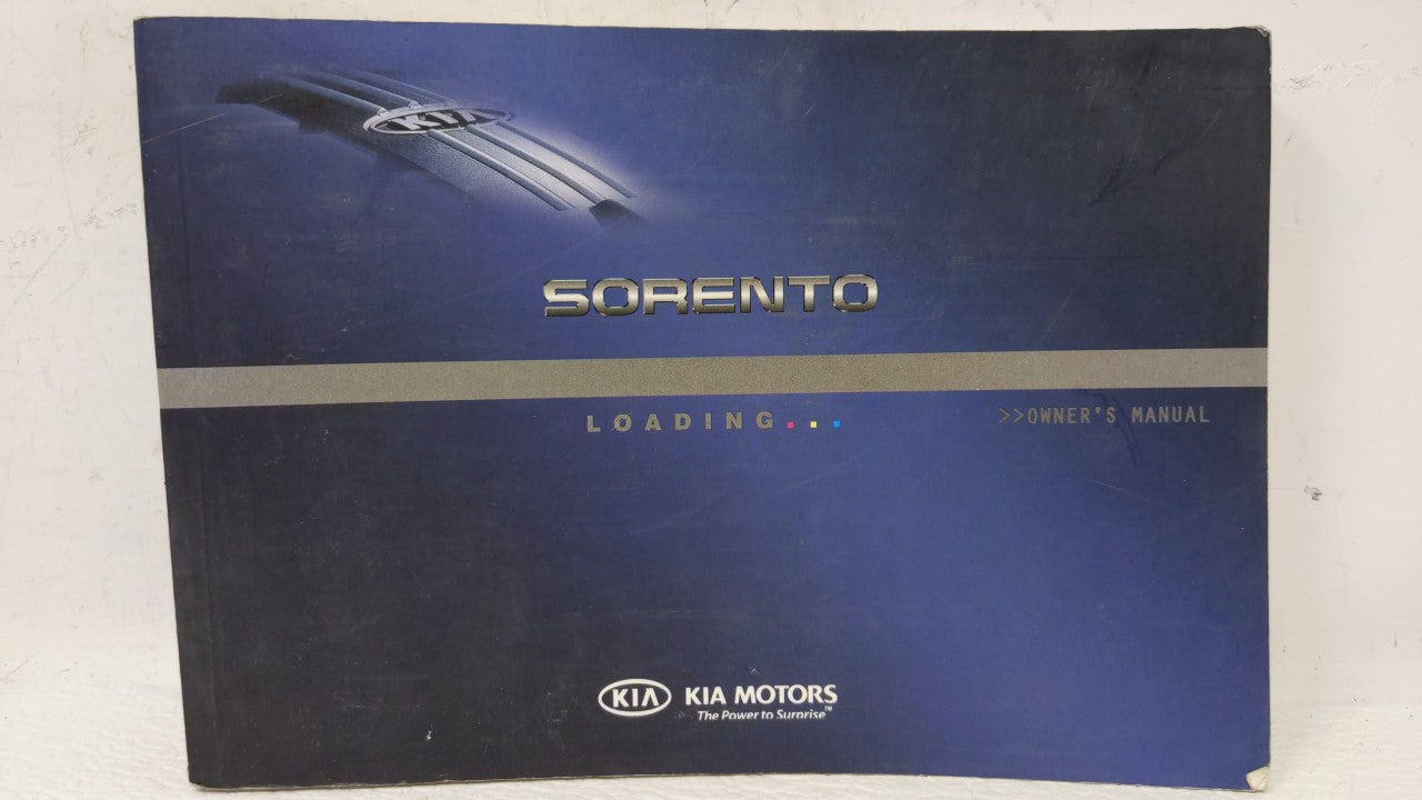 2013 Kia Sorento Owners Manual Book Guide OEM Used Auto Parts - Oemusedautoparts1.com