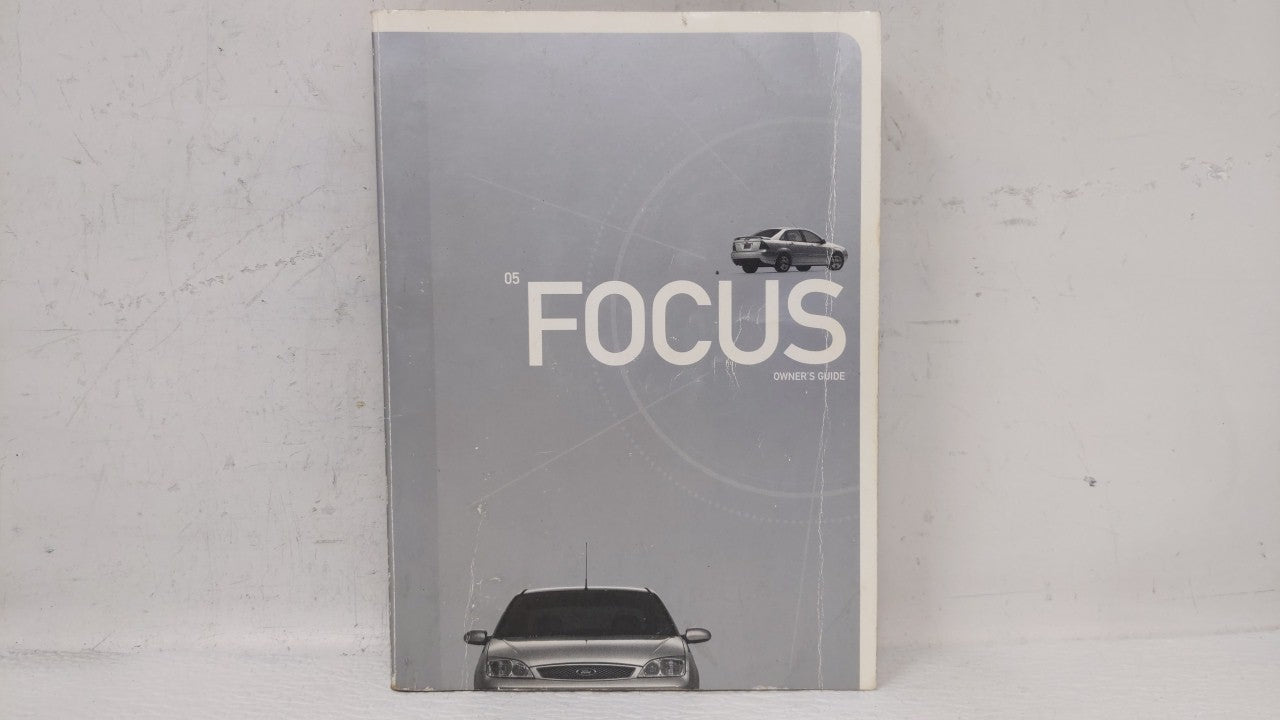 2005 Ford Focus Owners Manual Book Guide OEM Used Auto Parts - Oemusedautoparts1.com