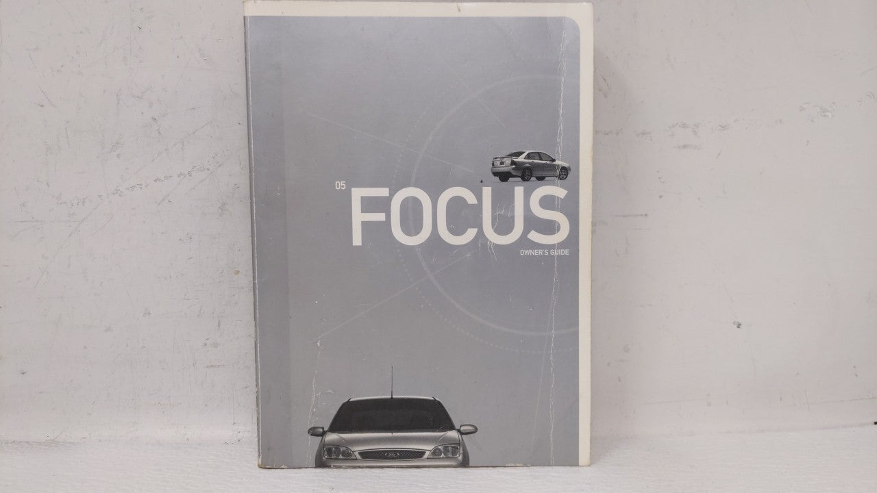 2005 Ford Focus Owners Manual Book Guide OEM Used Auto Parts - Oemusedautoparts1.com