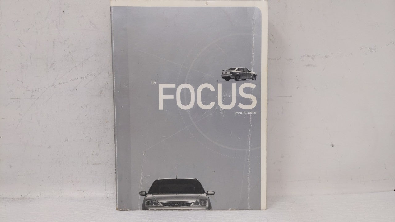 2005 Ford Focus Owners Manual Book Guide OEM Used Auto Parts - Oemusedautoparts1.com